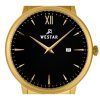 Westar プロファイル ステンレススチール ブラック ダイヤル クォーツ 50215GPN103 メンズ腕時計