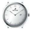 Westar プロファイル レザー ストラップ シルバー ダイヤル クォーツ 50217STN107 メンズ腕時計