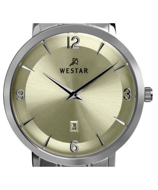 Westar プロファイル ステンレススチール シャンパン ダイヤル クォーツ 50220STN102 メンズ腕時計