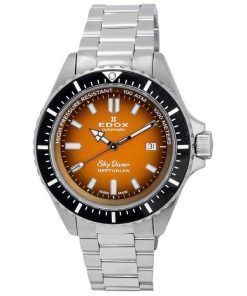 エドックス スカイダイバー ネプチュニアン オレンジ ダイヤル 自動ダイバー 801203NMODN 1000M メンズ腕時計