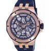 Edox DelfinMecanoDiverのスケルトンダイヤル自動85303357RNNRN200Mメンズウォッチ