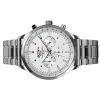 Westar Activ クロノグラフ ステンレススチール シルバー ダイヤル クォーツ 90244STN107 100M メンズ腕時計