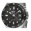 Westar Activ スポーツ ステンレススチール ブラック ダイヤル クォーツ 90250SBN903 100M メンズ腕時計