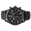 Westar Activ クロノグラフ レザーストラップ ブラック ダイヤル クォーツ 90261GGN103 100M メンズ腕時計