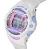 カシオ Baby-G ベーシック デジタル ホワイト 樹脂ストラップ クォーツ BG-169PB-7 200M レディース腕時計