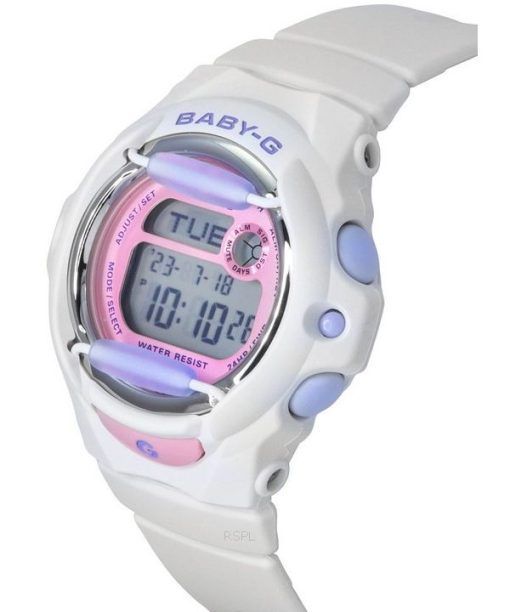 カシオ Baby-G ベーシック デジタル ホワイト 樹脂ストラップ クォーツ BG-169PB-7 200M レディース腕時計