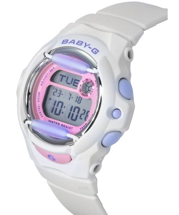 カシオ Baby-G ベーシック デジタル ホワイト 樹脂ストラップ クォーツ