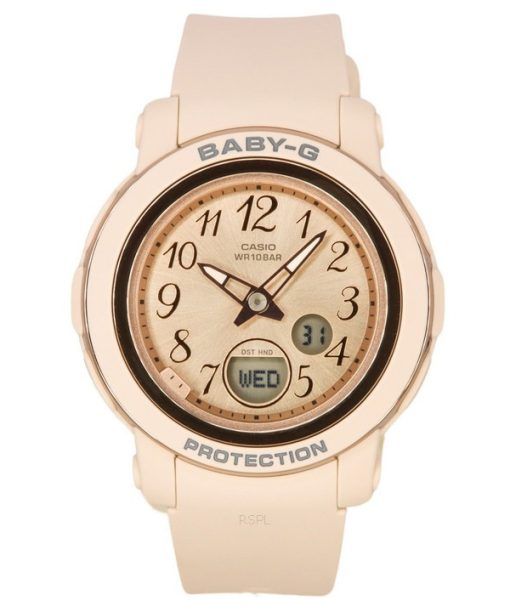 カシオ Baby-G アナログ デジタル 樹脂ストラップ ローズゴールド ダイヤル クォーツ BGA-290SA-4A 100M レディース腕時計