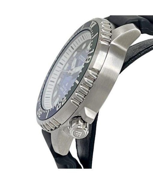 シチズン プロマスター ダイブ エコ ドライブ ポリウレタン ストラップ ブルー ダイヤル ダイバーズ BN0166-01L 200M メンズ腕時計