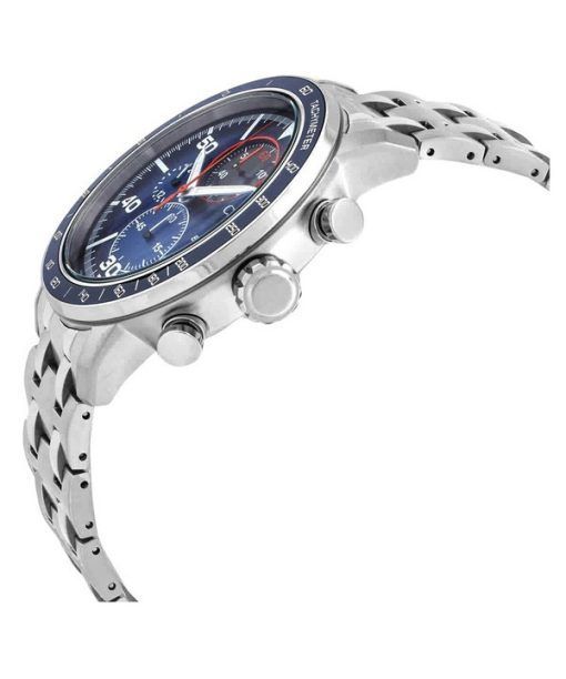 シチズン ブライセン クロノグラフ ステンレススチール ブルー ダイヤル エコドライブ CA0850-59L 100M メンズ腕時計