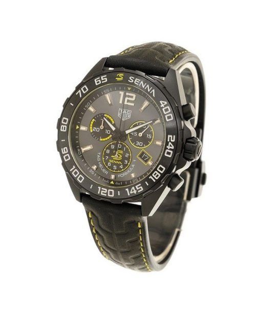 タグ・ホイヤー フォーミュラ 1 X セナ クロノグラフ グレーダイヤル クォーツ CAZ101AJ.FC6487 200M メンズ腕時計