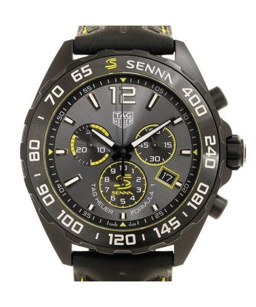 タグ・ホイヤー フォーミュラ 1 X セナ クロノグラフ グレーダイヤル クォーツ CAZ101AJ.FC6487 200M メンズ腕時計