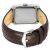 Fossil Carraway レザーストラップ クリームダイヤル クォーツ FS6012 メンズ腕時計