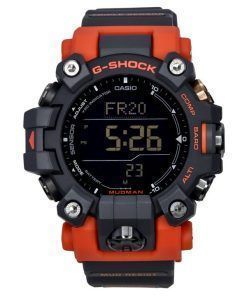 カシオ G ショック マッドマン マスター オブ G ランド デジタル オレンジと黒の樹脂ストラップ ソーラー GW-9500-1A4 200M メンズ腕時計