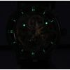Ingersoll ザ ヘラルド レザー ストラップ シルバー スケルトン ダイヤル 自動巻き I00402B メンズ腕時計