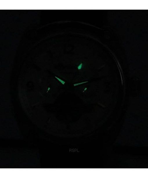 Ingersoll ザ ミシガン レザー ストラップ シルバー オープン ハート ダイヤル 自動巻き I01105 メンズ腕時計