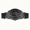Ingersoll The Scovill ブラック レザー ストラップ ブラック スケルトン ダイヤル 自動巻き I13902 100M メンズ腕時計