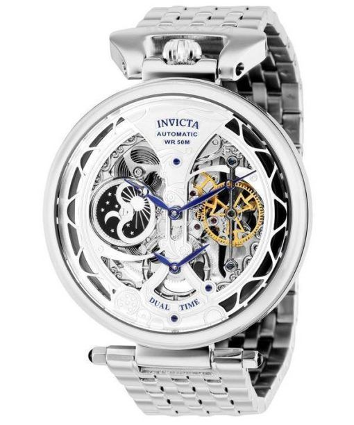 Invicta Objet D Art Silver Skeleton Dial Automatic 32300メンズ腕時計
