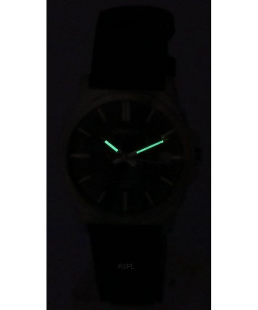 カシオ スタンダード アナログ レザー ストラップ ブラック ダイヤル クォーツ MTP-E720L-1A メンズ腕時計