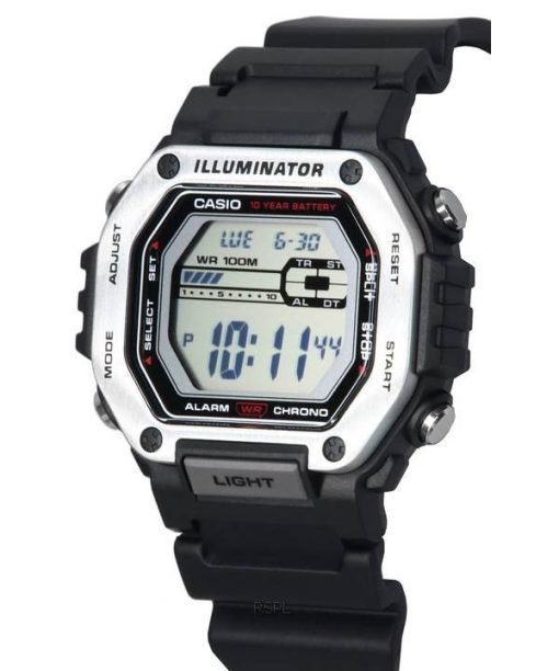 カシオ スタンダード デジタル ブラック ダイヤル クォーツ MWD-110H-1A MWD110H-1 100M メンズ腕時計 ja