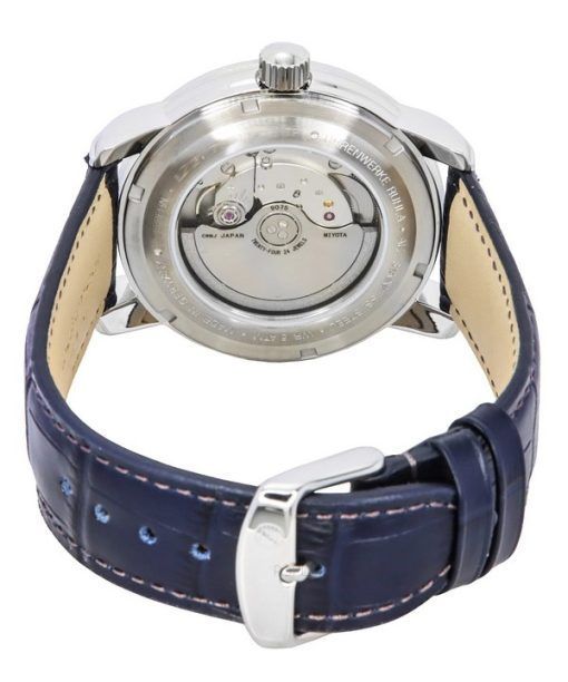 ツェッペリン LZ126 ロサンゼルス GMT レザーストラップ ブルーダイヤル 自動巻き 76683 メンズ腕時計
