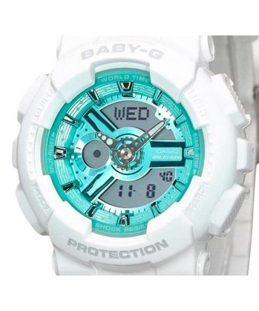 カシオ Baby-G シーズンコレクション 2023 アナログ デジタル グリーン ダイヤル クォーツ BA-110XWS-7A 100M レディース腕時計