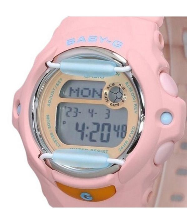 カシオ Baby-G ビーチ デジタル シーン テーマ シリーズ ピンク 樹脂ストラップ クォーツ BG-169PB-4 200M レディース腕時計