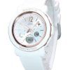 カシオ Baby-G ムーン アンド スター シリーズ アナログ デジタル ホワイト ダイヤル クォーツ BGA-290DS-7A 100M レディース腕時計
