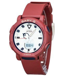 カシオ Baby-G アナログ デジタル バイオベース樹脂ストラップ ホワイト ダイヤル クォーツ BGA-310RP-4A 100M レディース腕時計