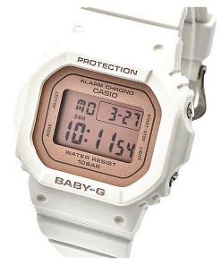 カシオ Baby-G デジタル ホワイト樹脂ストラップ クォーツ BGD-565SC-4 100M レディース腕時計