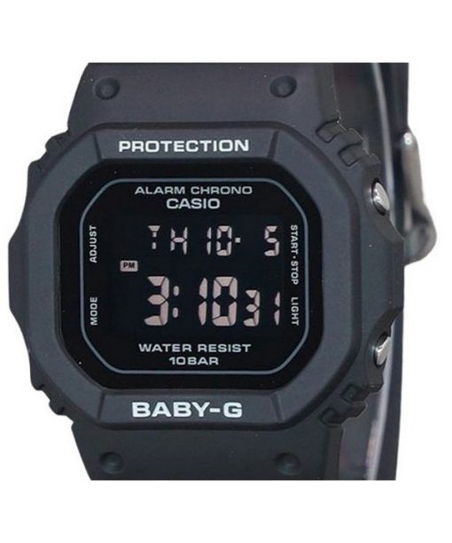 カシオ Baby-G デジタル ブラック 樹脂ストラップ クォーツ BGD-565U-1 100M レディース腕時計