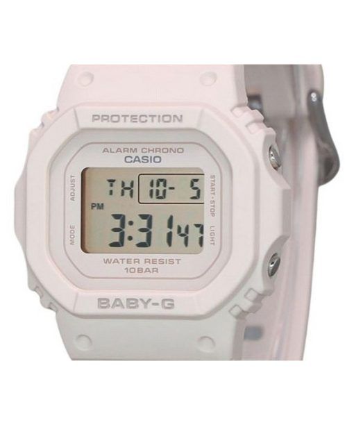 カシオ Baby-G デジタル ベージュ ピンク 樹脂ストラップ クォーツ BGD-565U-4 100M レディース腕時計