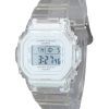 カシオ Baby-G デジタル透明樹脂ストラップ クォーツ BGD-565US-7 100M レディース腕時計