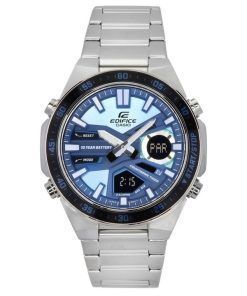 カシオ エディフィス スタンダード クロノグラフ アナログ ブルー ダイヤル クォーツ EFV-530DB-2A 100M メンズ腕時計