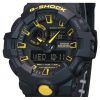 カシオ G ショック注意イエロー アナログ デジタル 樹脂ストラップ ブラック ダイヤル クォーツ GA-700CY-1A 200M メンズ腕時計