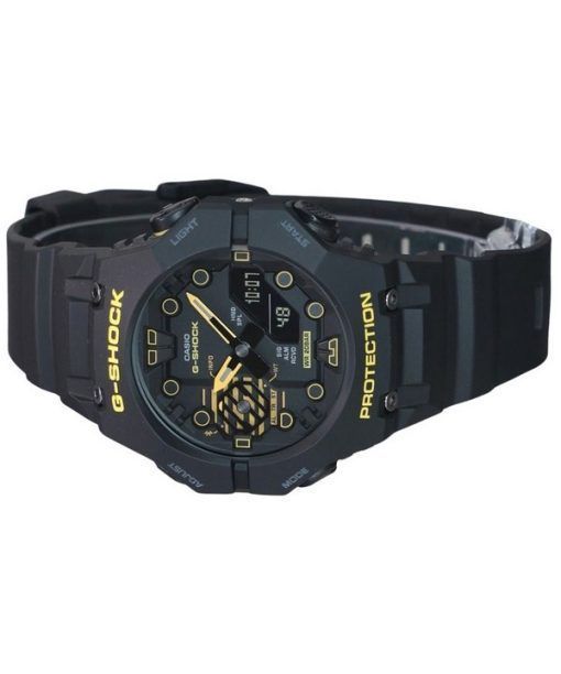 カシオ G ショック注意イエロー モバイル リンク アナログ デジタル 樹脂ストラップ ブラック ダイヤル クォーツ GA-B001CY-1A 200M メンズ腕時計