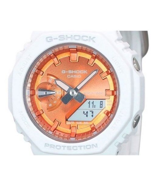 カシオ G ショック アナログ デジタル シーズナル コレクション 2023 オレンジ ダイヤル クォーツ GMA-S2100WS-7A 200M レディース腕時計