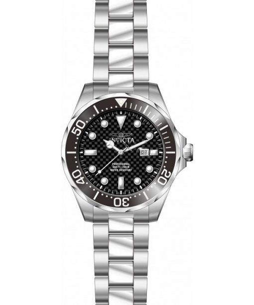 Invicta Pro Diver Black Dial Quartz Diver&#39,s 12562 200M メンズ腕時計 ja