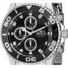 Invicta Pro Diver Chronograph Black Dial Quartz Diver&#39,s 43405 200M メンズ腕時計 ja