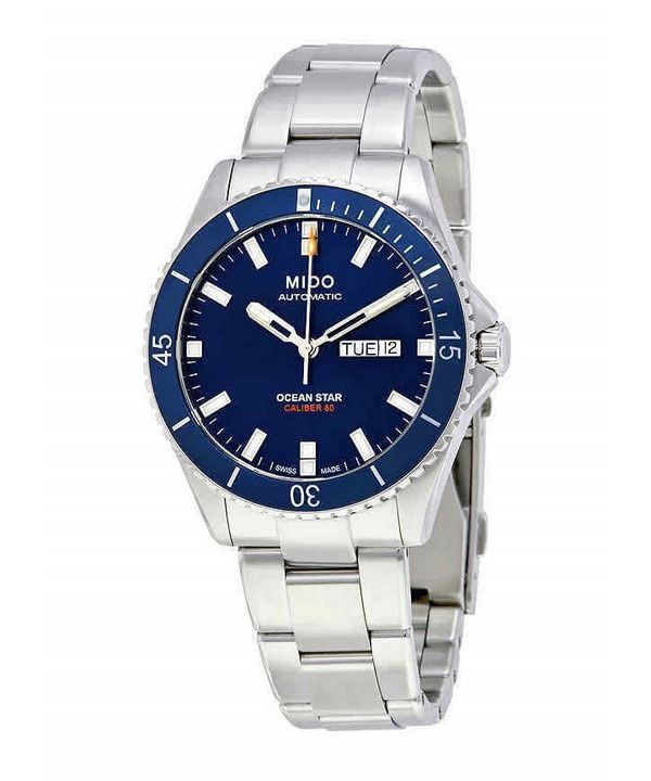 ミドー オーシャン スター 200 ブルー ダイヤル 自動ダイバーズ M026.430.11.041.00 200M メンズ腕時計