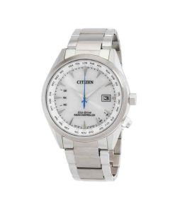 Citizen Eco-Drive Perpetual Radio-Controlled GMT Stainless Steel White Dial CB0270-87A 100M Men's Watch