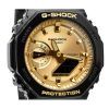 Casio G-Shock Analog Digital Black And Gold Color Resin Strap Quartz GA-2100GB-1A 200M Men's Watch