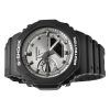 Casio G-Shock Analog Digital Black And Silver Color Resin Strap Quartz GA-2100SB-1A 200M Men's Watch