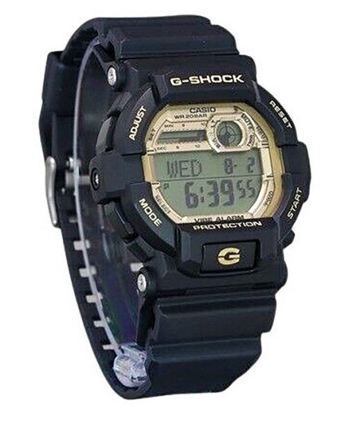 Casio G-Shock 10th Anniversary Digital Resin Strap Gold Dial Quartz GD-350GB-1 200M Men's Watch