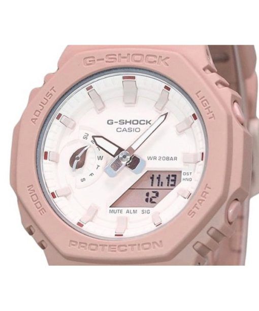 Casio G-Shock Nature's Colour Series Analog Digital Bio-Based Resin Strap Pink Dial Quartz GMA-S2100NC-4A2 200M Women's Watch