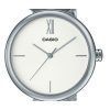 Casio Analog Stainless Steel Silver Dial Quartz LTP-2024VM-7C Women's Watch With Bangle Set