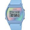 Casio Digital Blue Resin Strap Multicolor Dial Quartz LW-205H-2 Women's Watch