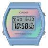 Casio Digital Blue Resin Strap Multicolor Dial Quartz LW-205H-2 Women's Watch