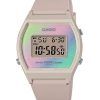 Casio Digital Resin Strap Multicolor Dial Quartz LW-205H-4 Women's Watch