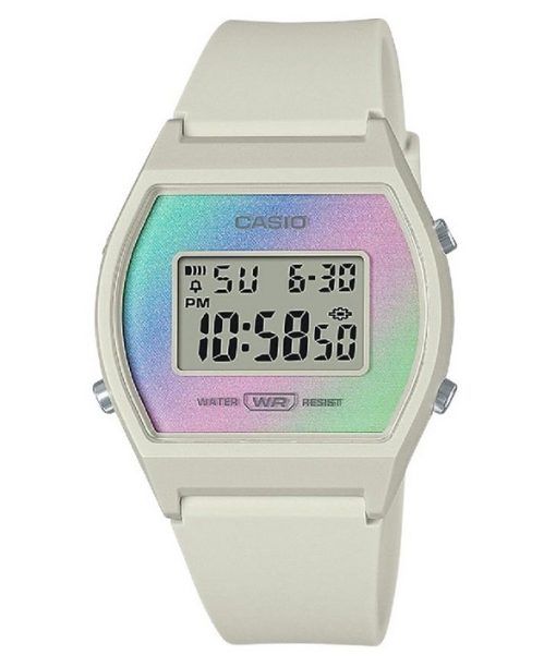 Casio Digital Resin Strap Multicolor Dial Quartz LW-205H-8 Women's Watch